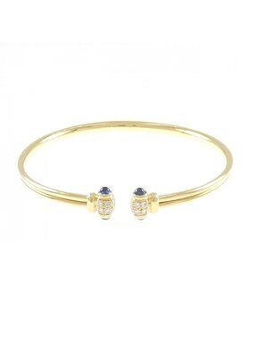 Cartier Sapphire Bangle Bracelet